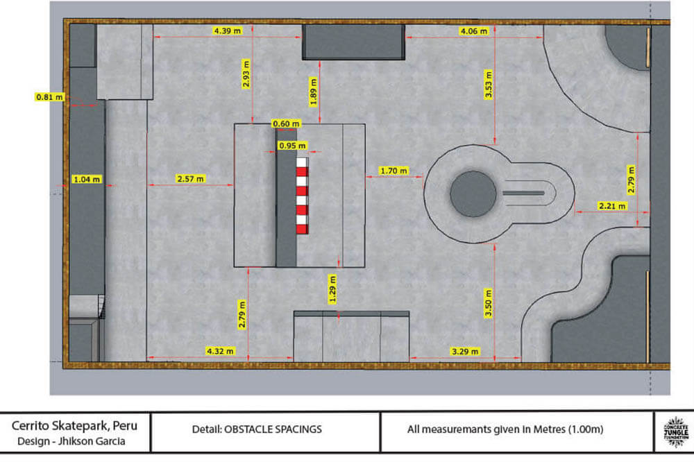 Cerrito Skatepark plan