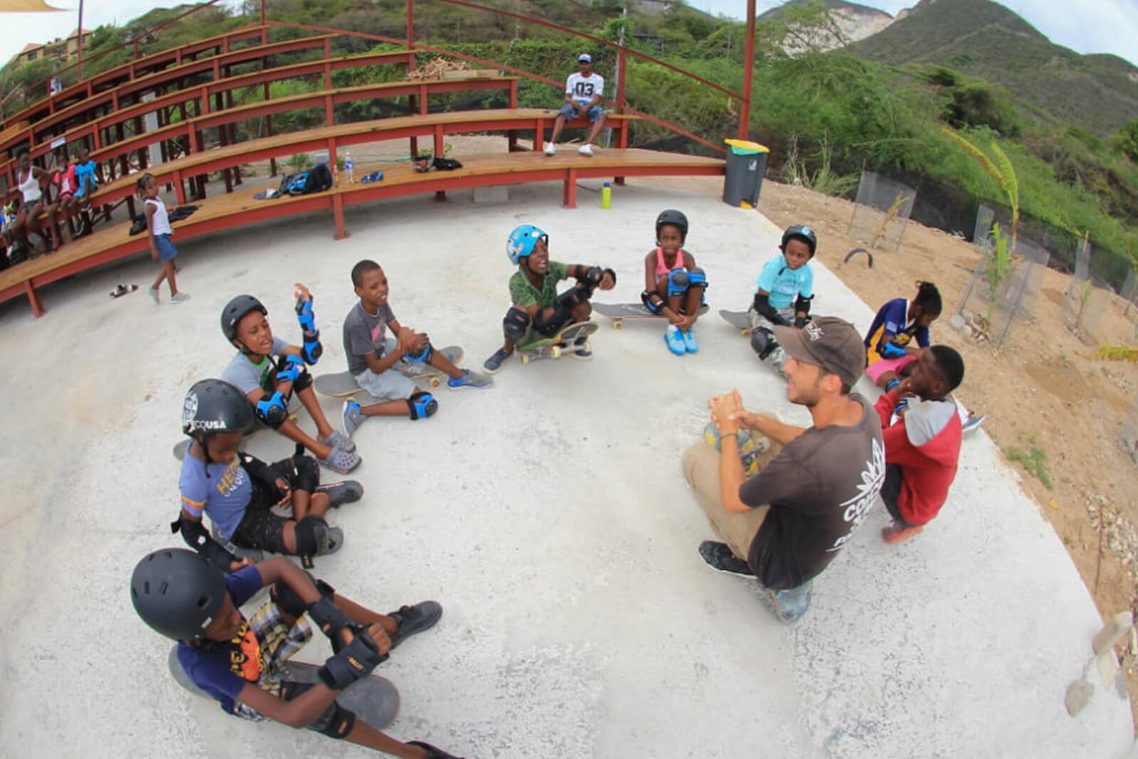 EduSkate in Jamaica Forever Playground