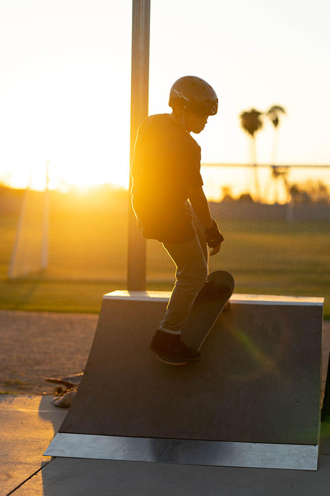 Skate After School boy on a kicker